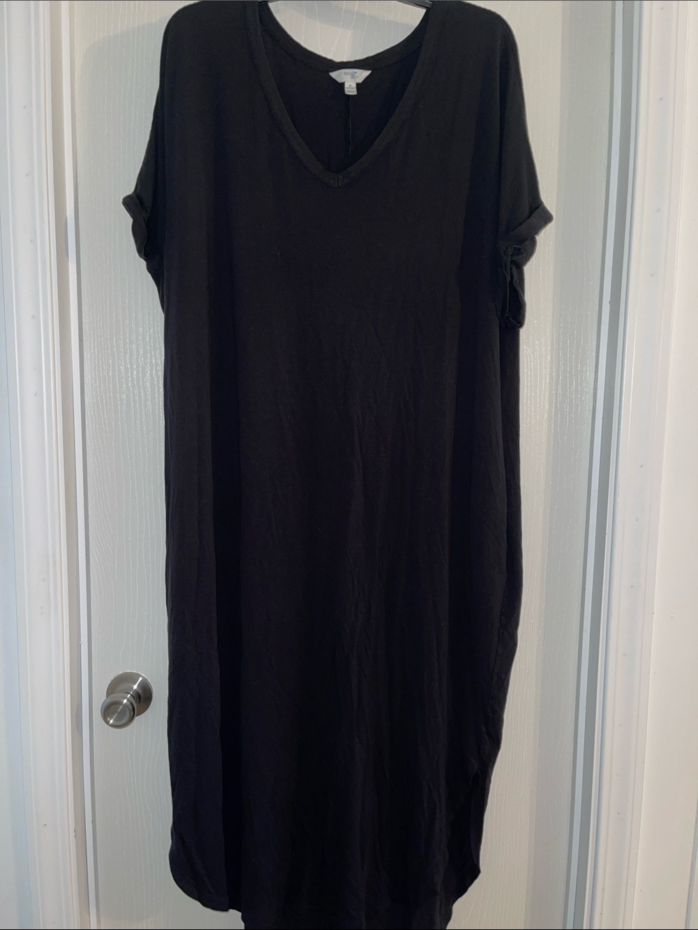 Terra & Sky Black Maxi Dress Size 2X